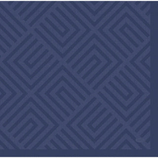 Duni napkins mosaic dark blue 40x40 cm | 12 pieces