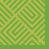 Duni napkins mosaic kiwi 24x24 cm | 12 pieces