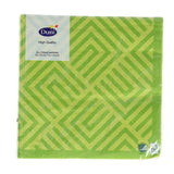 Duni servietter mosaik kiwi 33x33 cm