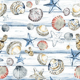 Duni serviettes de plage coquilles 33x33 cm