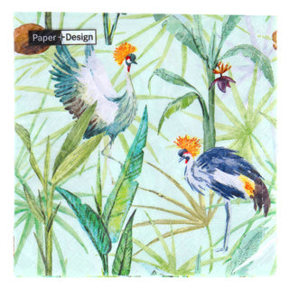 Duni napkins Dancing Birds 33x33 cm
