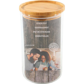 Stock Jar 10x17,5 cm stohovatelné víko bambusu