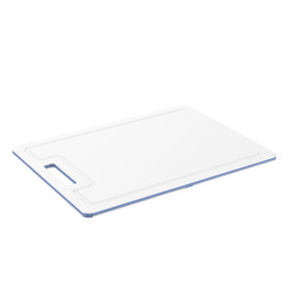 Rotho Caruba Tablero de corte 34x25x0.9 cm horizonte blanco azul