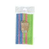 Pajitas, fiesta 50 piezas de papel