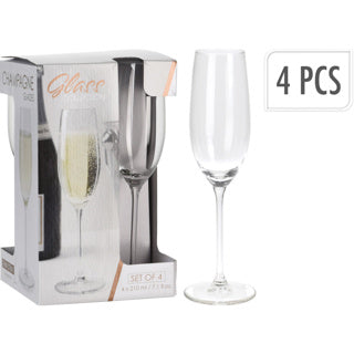 Champagne glass set of 4 pieces