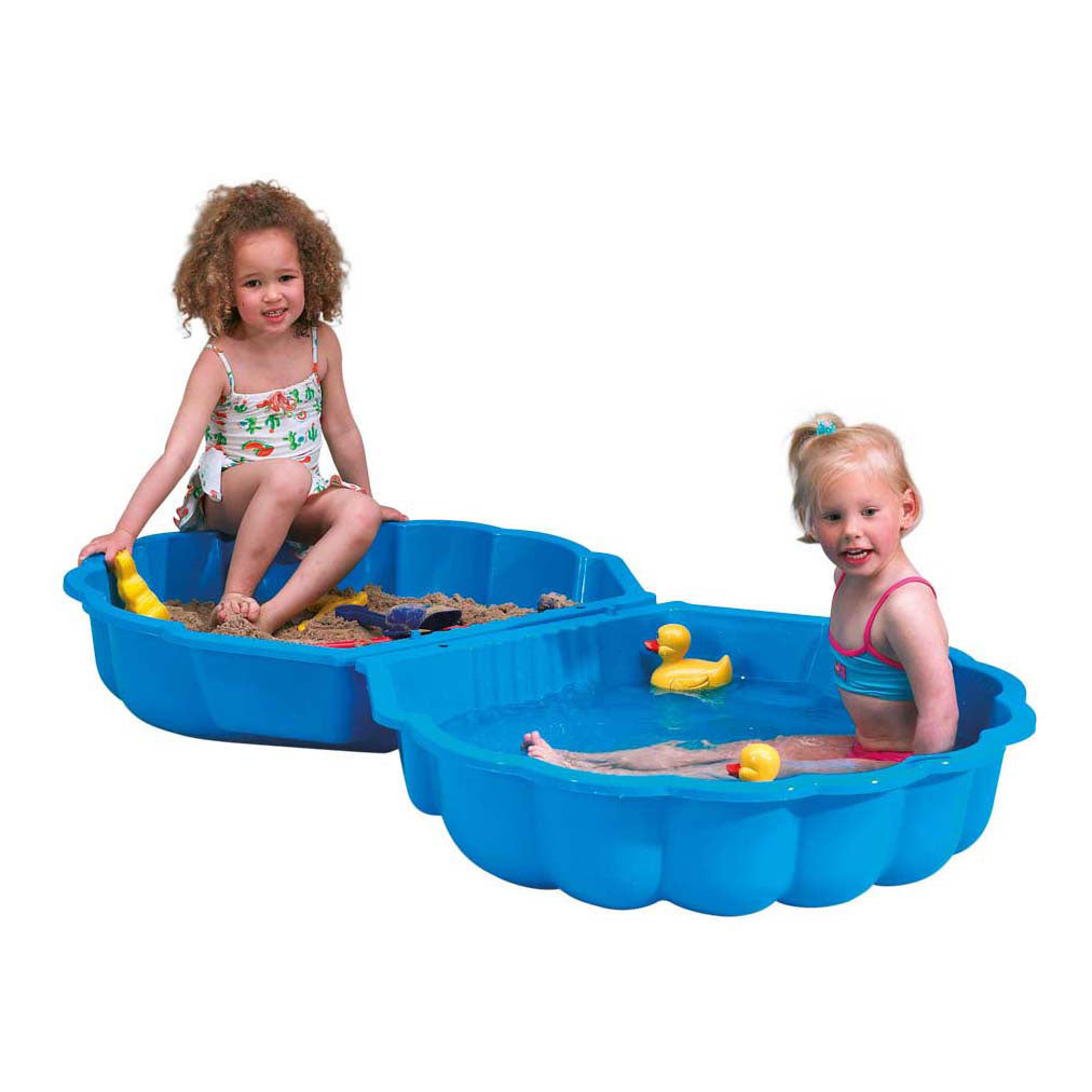 Peskop za igrače Paradiso s pokrovom 87 x 78 x 18 cm modra