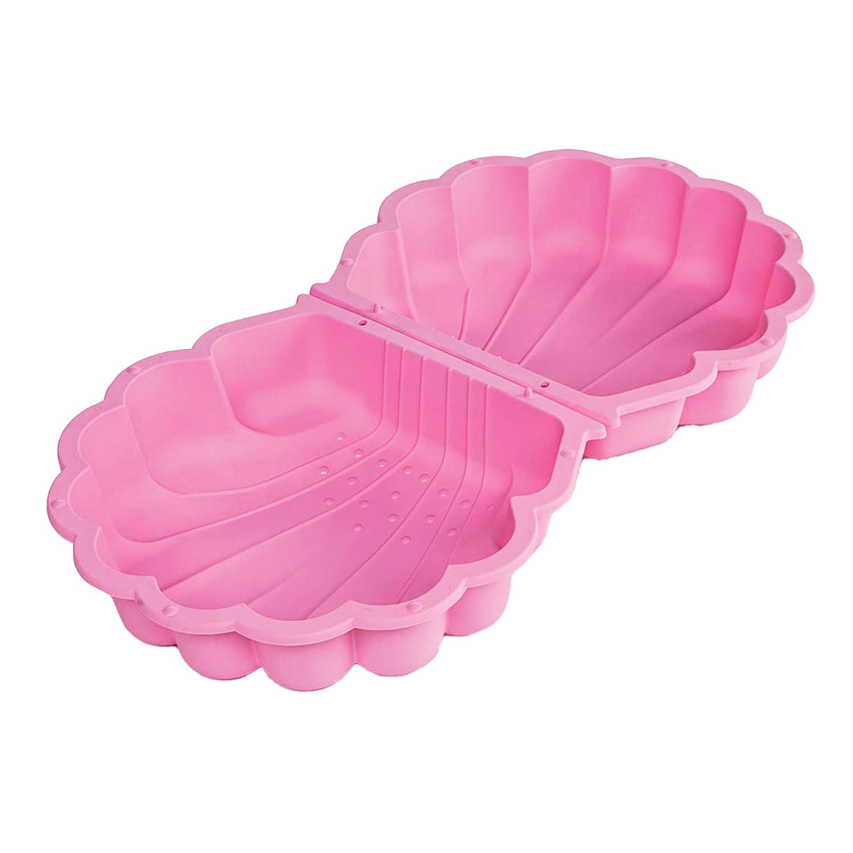 Sandbox con guscio di coperchio 87 x 78 x 18 cm di rosa