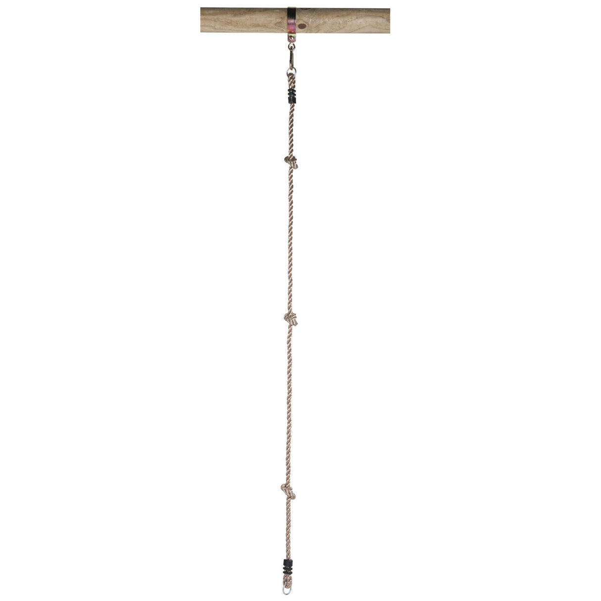 Swinging Climbing Rope con 2 anelli, 190 cm