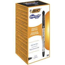 Ty rollerball gelocity stick black bic
