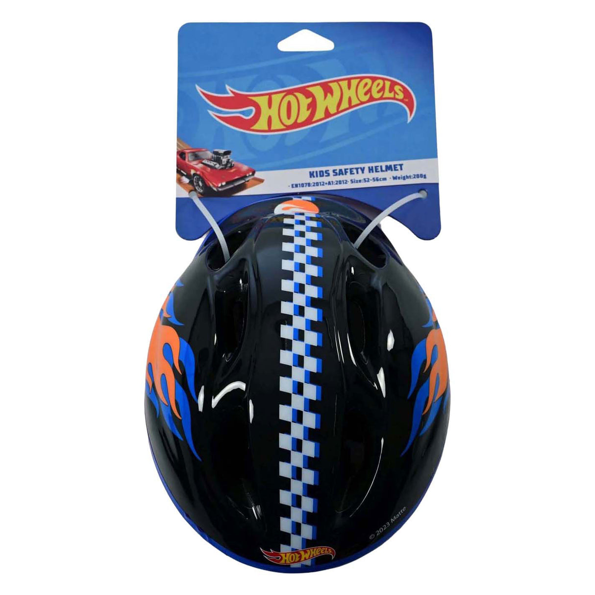 Heiße rader vaikiškas šalmas hot wheels 52-56cm