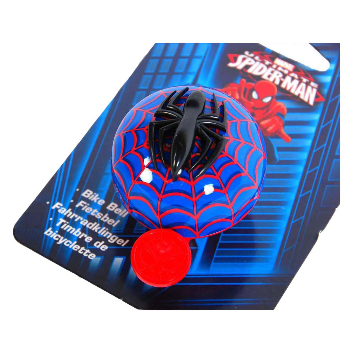 Volare Spider-Man bicycle bell - boys - blue
