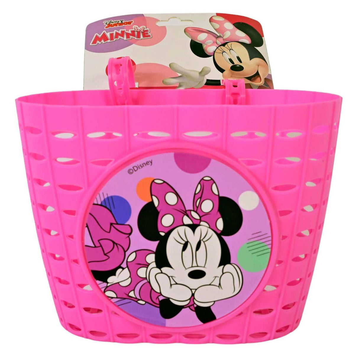 Disney PVC basket minnie mouse pink