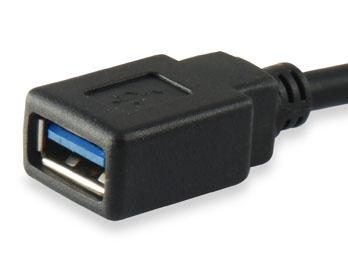 Vybavte 133455 USB 3.0 kabelu typu C muž k zadání ženy, 15 cm