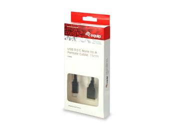 Vybavte 133455 USB 3.0 kabelu typu C muž k zadání ženy, 15 cm
