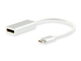 Vybavte 133458 USB typu C muž na zobrazení ženského adaptéru, 15 cm