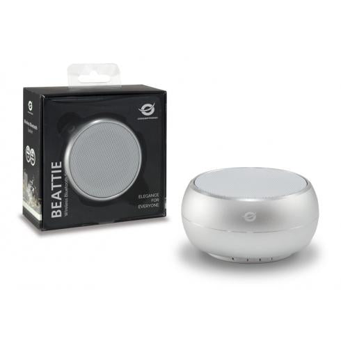 Concepttronic Beattie 01s Wireless Bluetooth speaker, Micro -USB, 3W, 150 - 20000 Hz, Silver