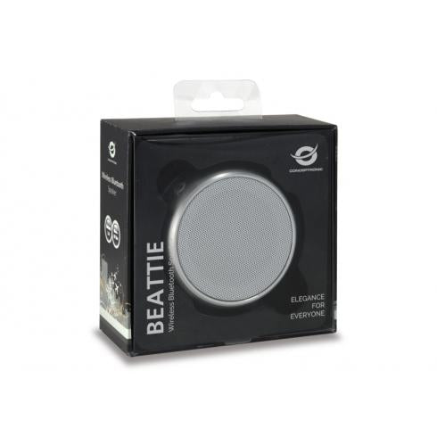 Concepttronic Beattie 01s Wireless Bluetooth speaker, Micro -USB, 3W, 150 - 20000 Hz, Silver
