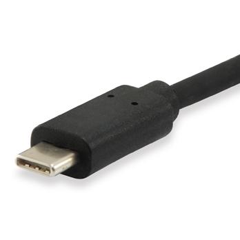 Gerät 133467 USB-Typ-C zum DisplayPort-Kabel, männlich, gerade, 1,8 m, schwarz