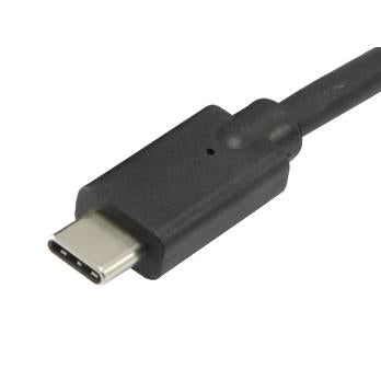 Utrusta 133468 USB Type-C till DVI-D-kabel, hane, rak, 1,8 m, svart