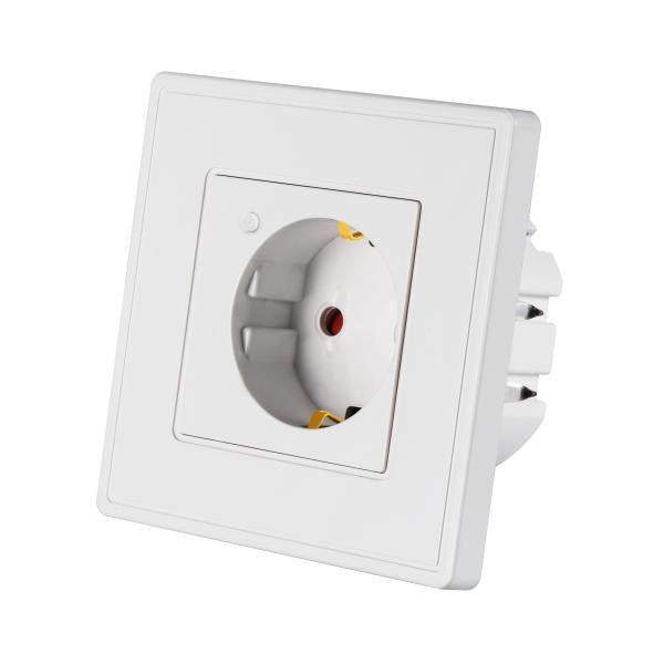 WOX R4054 Smart vestavěná zásuvka poháněná Tuya, 16a, 3680W, Wi-Fi, bílá