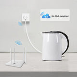 WOX R4054 Smart vestavěná zásuvka poháněná Tuya, 16a, 3680W, Wi-Fi, bílá