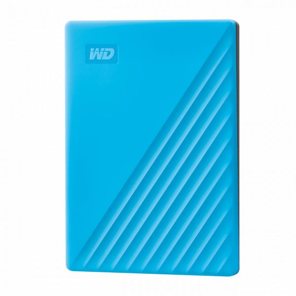 Western Digital WDBPKJ0040BBL-Wesn My Passport HDD esterno, 4TB, USB 3.2 Gen 1, Blue