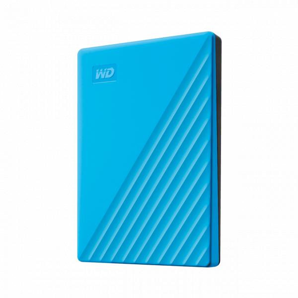 Western Digital WDBPKJ0040BBL-Wesn My Passport HDD esterno, 4TB, USB 3.2 Gen 1, Blue
