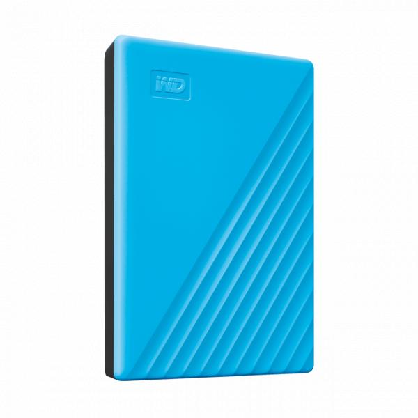 Western Digital WDBPKJ0040BBL-Wesn My Passport HDD esterno, 4TB, USB 3.2 Gen 1, Blue
