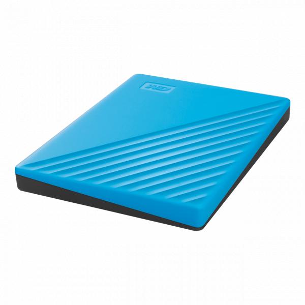 Western Digital WDBPKJ0040BBL-Wesn My Passport HDD esterno, 4TB, USB 3.2 Gen 1, Blue
