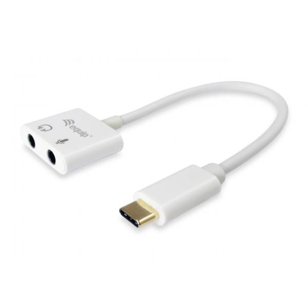 Utrusta 133460 USB till ljudadapter, USB -typ -C -> 3,5 mm jack