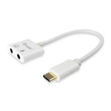 Utrusta 133460 USB till ljudadapter, USB -typ -C -> 3,5 mm jack