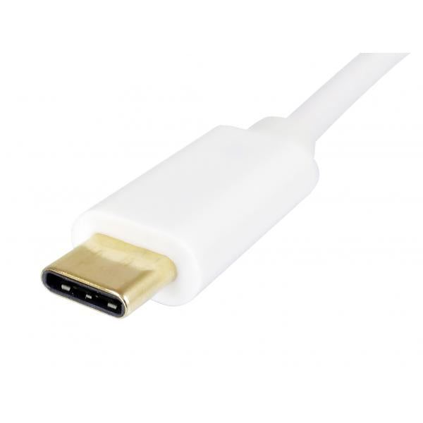 Utrusta 133460 USB till ljudadapter, USB -typ -C -> 3,5 mm jack