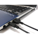 Utstyr 245330 mini USB -høyttaler, 2,0 kanaler, kablet, 3 W, 90 - 20 Hz, 40 o, svart