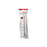 Equipaggiare 245552 Striscia di alimentazione da 6 outlet con interruttore, outlet AC 6x interno, tipo F, 1,5 mm², 1,5 m