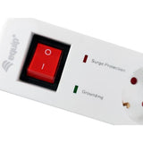 Equipaggiare 245554, striscia di alimentazione da 5 outlet con 2x USB, outlet (S) 5x CA, tipo F, 1,5 mm², 1,8 m