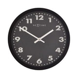 Nextime Klok 2906ma Mercure, Ø 25 cm, væg, sort