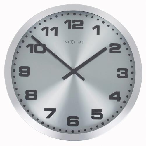 Nextime Klok 2906ZW Mercure, Ø25 cm, stena, srebro