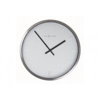 Nextime Klok 2991st Paniki, Ø34 cm, muro, bianco