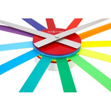 NEXTIME KLOK 2995DI Color Guide, Ø 60 cm, Wand, mehrfarbig