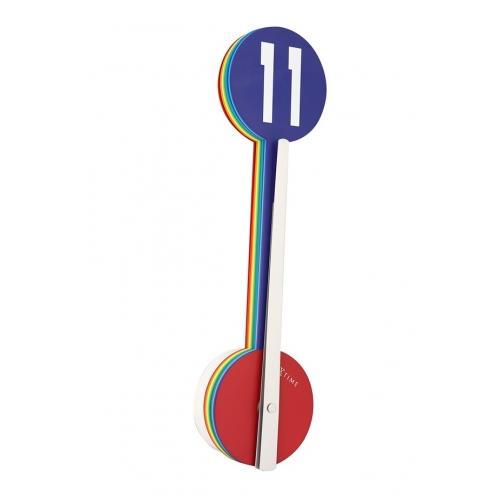NEXTIME KLOK 2995DI Color Guide, Ø 60 cm, Wand, mehrfarbig