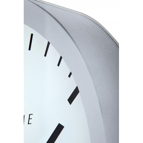 Nextimime Klok 3031 Magie - Stripe, 25x35,2 cm, Wand, Wäiss