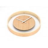 Nextime Klok 3046 Wood Loop, Ø30 cm, væg, træ