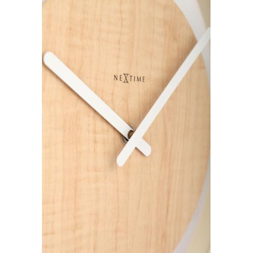 Nextime Klok 3046 Wood Loop, Ø30 cm, væg, træ