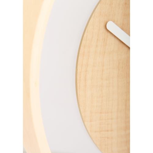 Nextime Klok 3046 Wood Loop, Ø30 cm, væg, træ