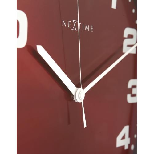 Následně Klok 3053RO Dash Red, Ø35 cm, zeď, červené stříbro