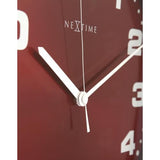 Následně Klok 3053RO Dash Red, Ø35 cm, zeď, červené stříbro