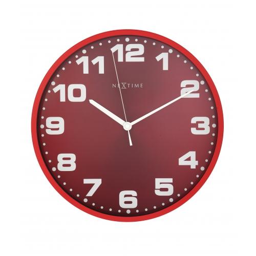 Následně Klok 3053RO Dash Red, Ø35 cm, zeď, červené stříbro