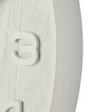 Nextime Klok 3096wi Wood Wood Medium, Ø35,5 cm, ściana, biała