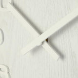 Nextime Klok 3096wi Wood Wood Medium, Ø35,5 cm, ściana, biała