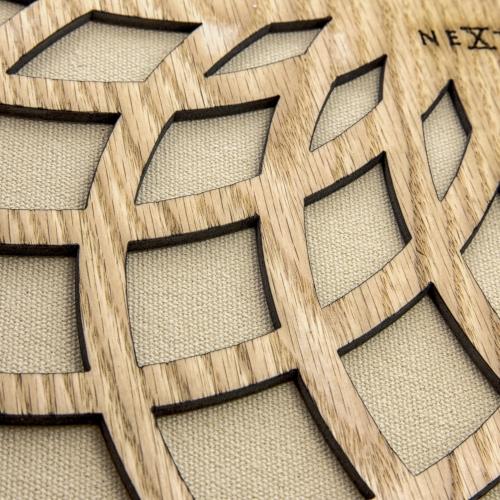 Nextime Klok 3150be Sun Small, Ø35 cm, mur, beige
